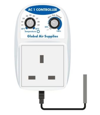 G.A.S AC1 Fan Controller UK | Intelligent Climate Controller for AC Extractor Fans
