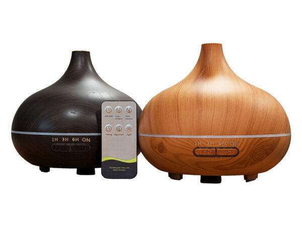 LumiFresh Mist Diffuser Ebony & Maple UK | Ultrasonic Aroma Diffuser