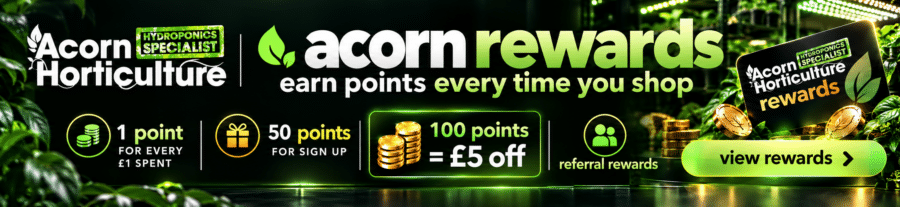 acorn horticulture rewards footer