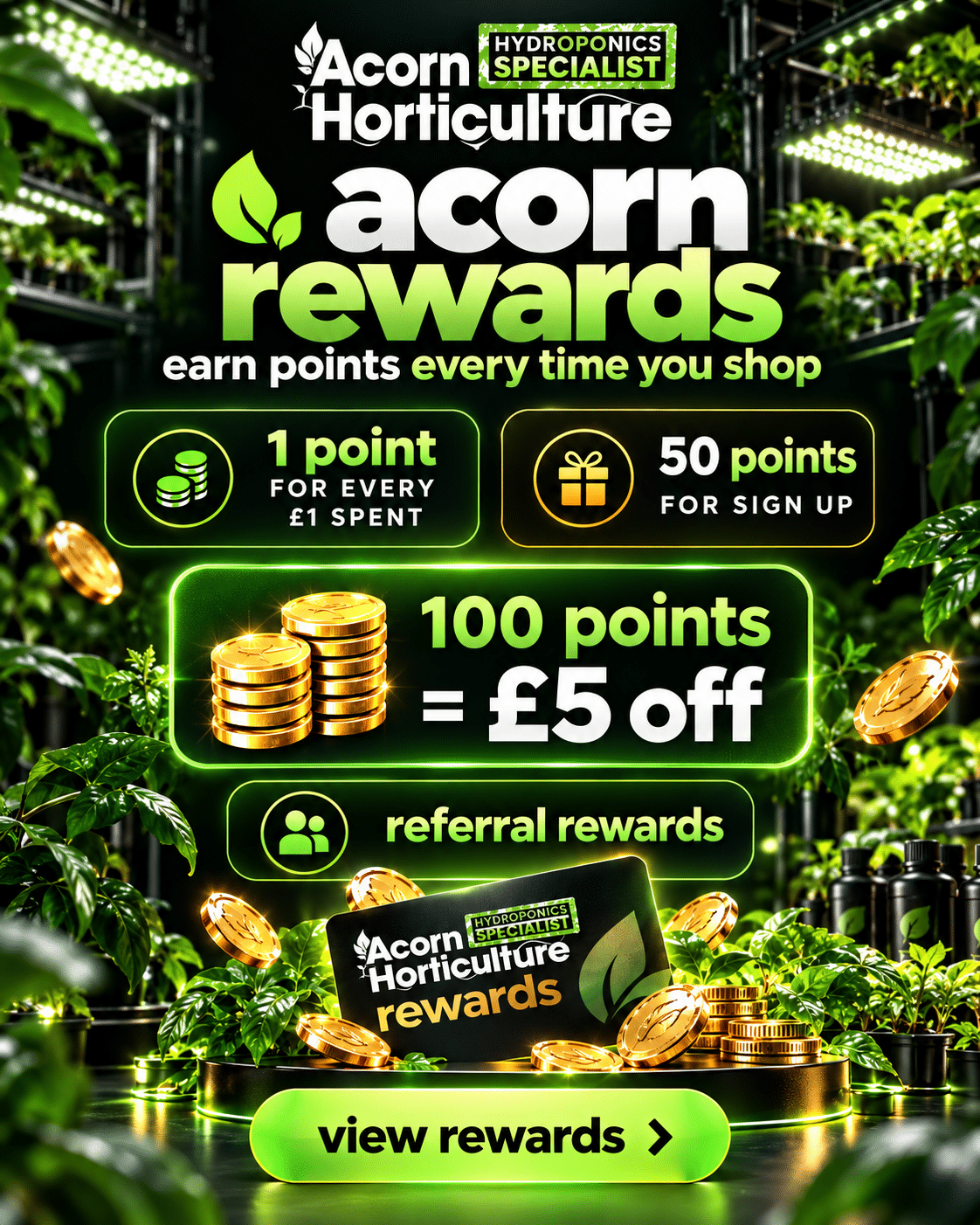 acorn horticulture rewards
