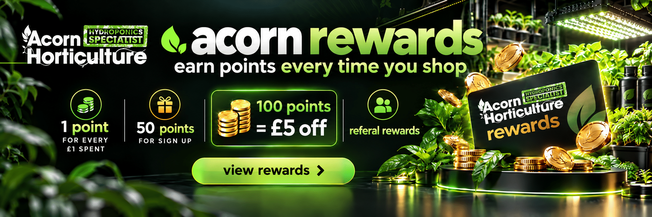 acorn horticulture rewards